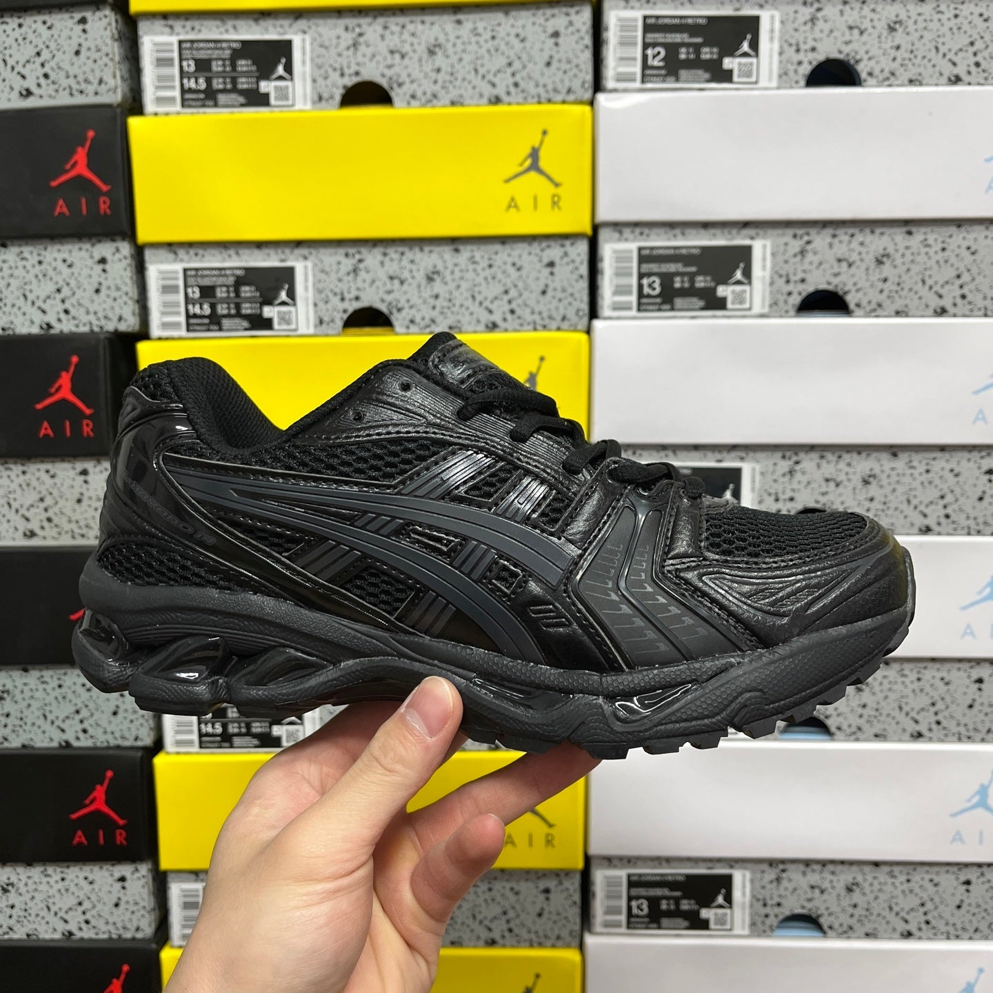 Asics Gel-Kayano 14 Black Graphite Grey