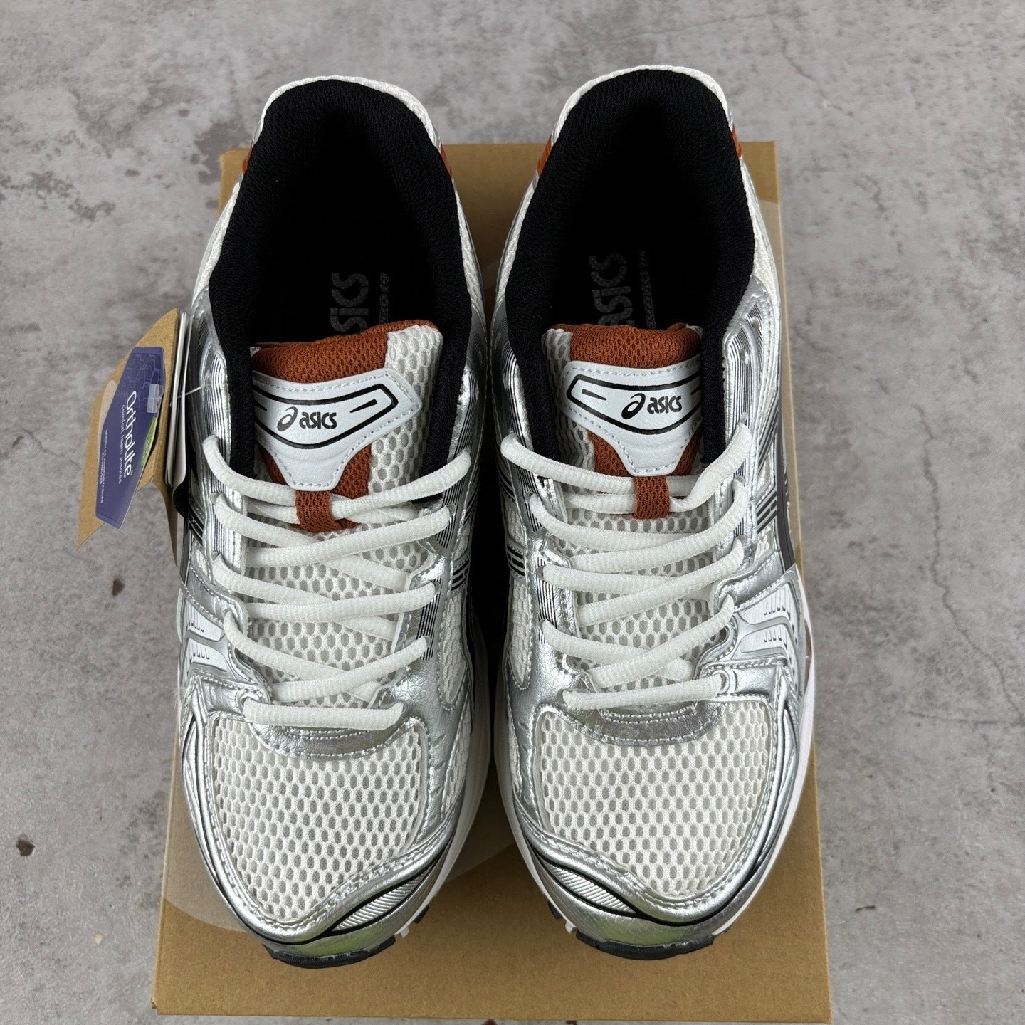 Asics Gel-Kayano 14 White Piquant Orange