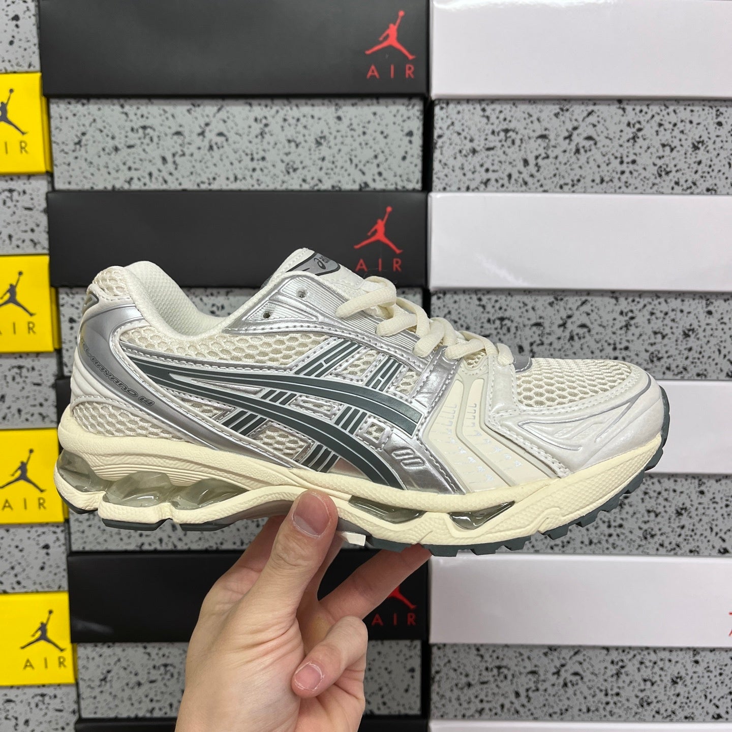 Asics Gel-Kayano 14 Birch Dark Pewter