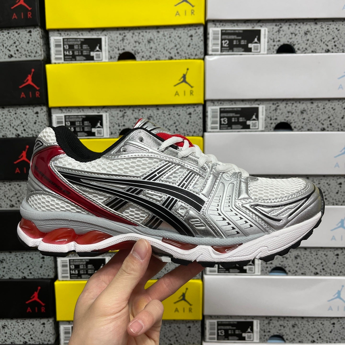 Asics Gel-Kayano 14 White Classic Red