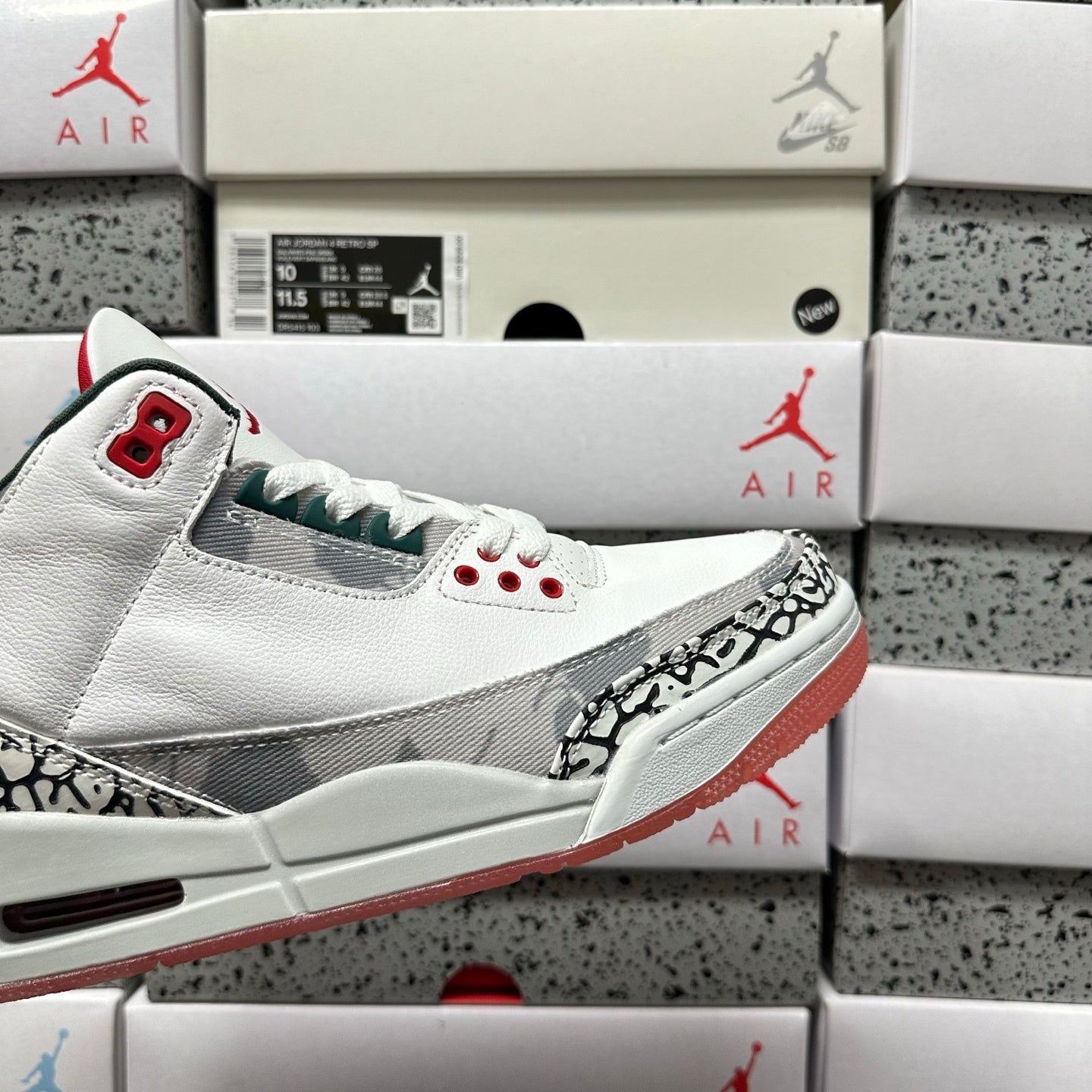 Jordan 3 Retro White Cement Reimaginadas
