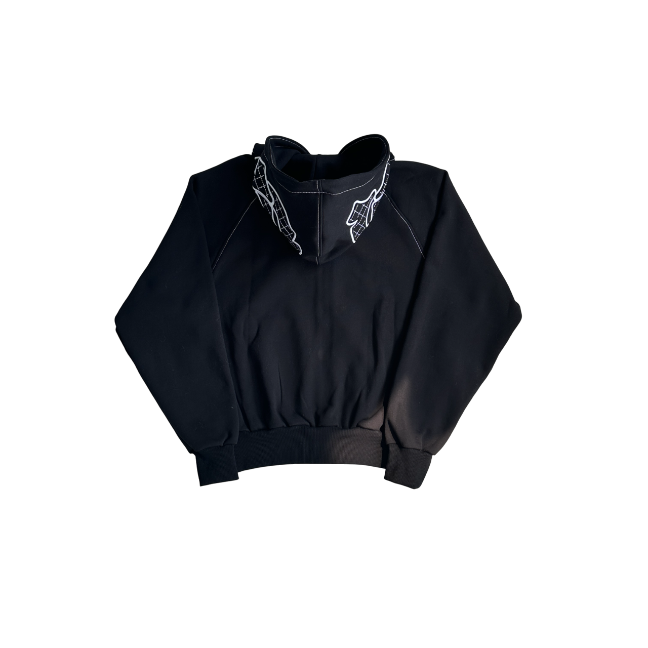 6PM Horseshoe Zip Hoodie Black