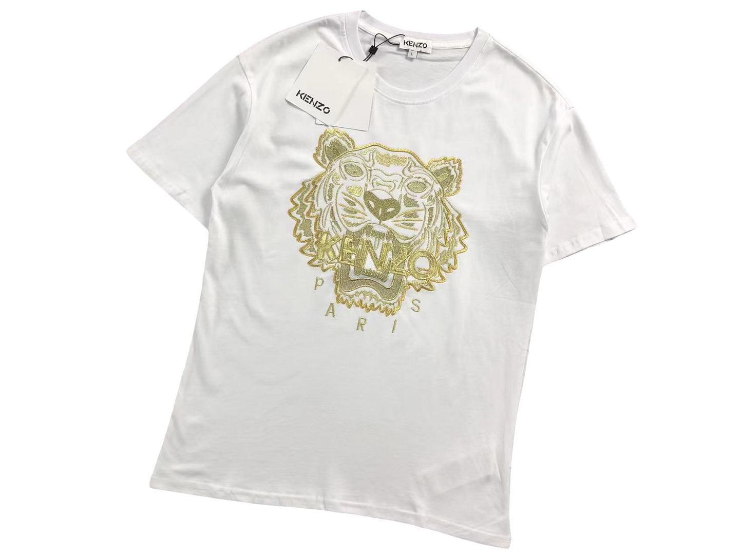 KENZO Tiger Tee White/Gold