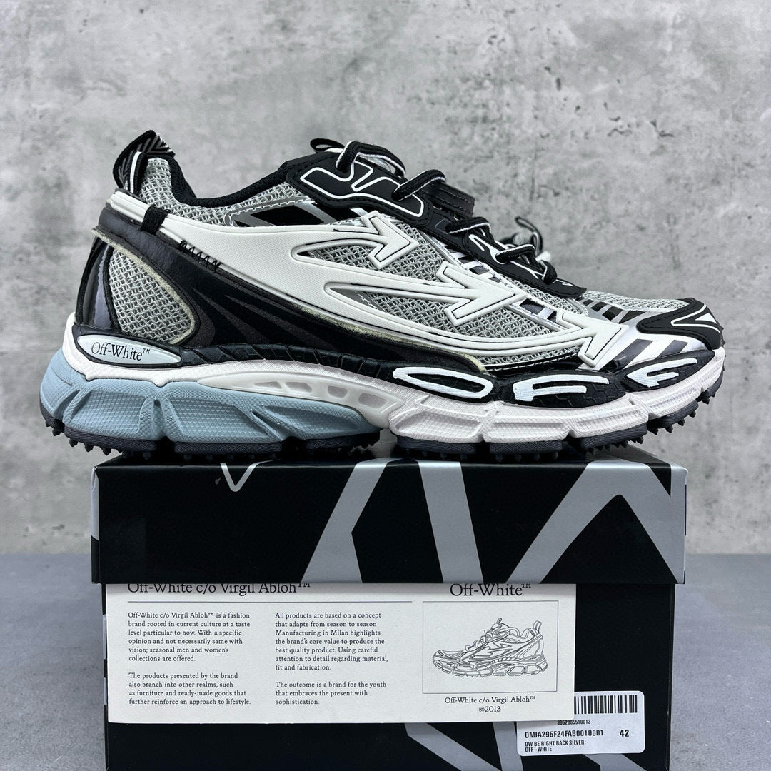 Off-White Be Right Back Black White Grey