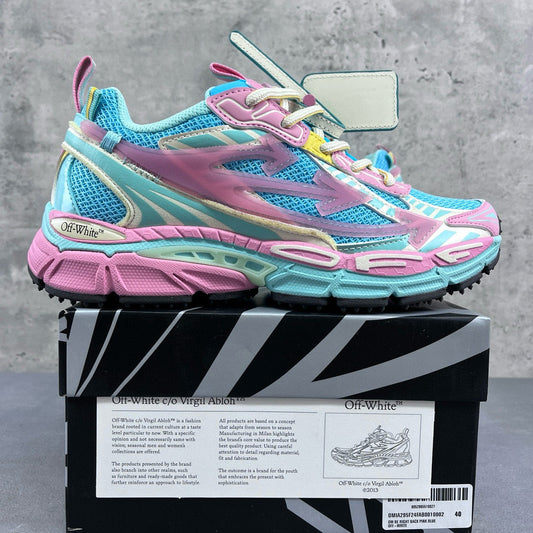 Off-White Be Right Back Blue Pink White