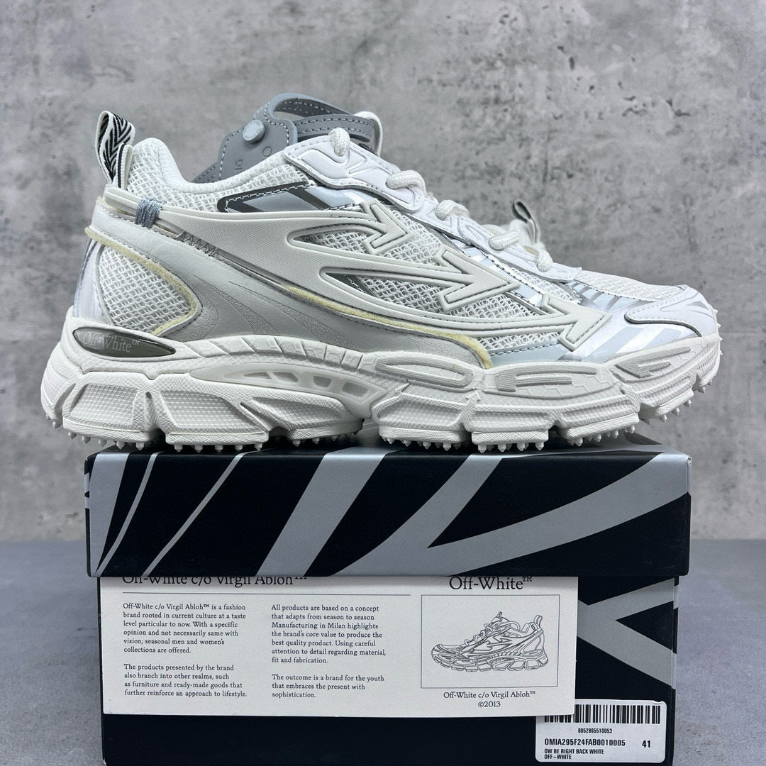 Off-White Be Right Back White