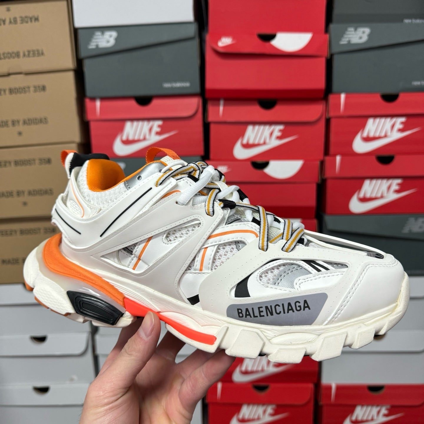 Balenciaga Track Led 3.0 White/Orange
