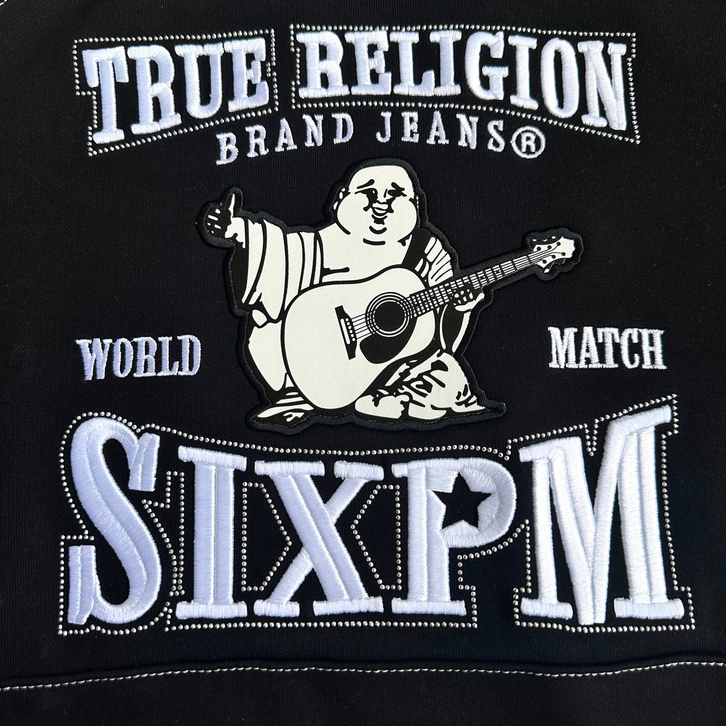 6PM x True Religion Buddha Hoodie Black