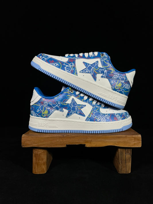 A Bathing Ape Bapesta Medicom Toy Blue