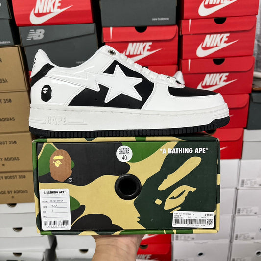 A Bathing Ape Bapesta White/Black