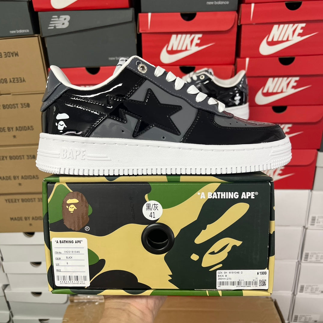 A Bathing Ape Bapesta Black/Grey