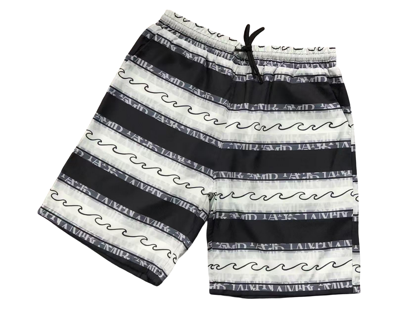 AMIRI Waves Short Set Black