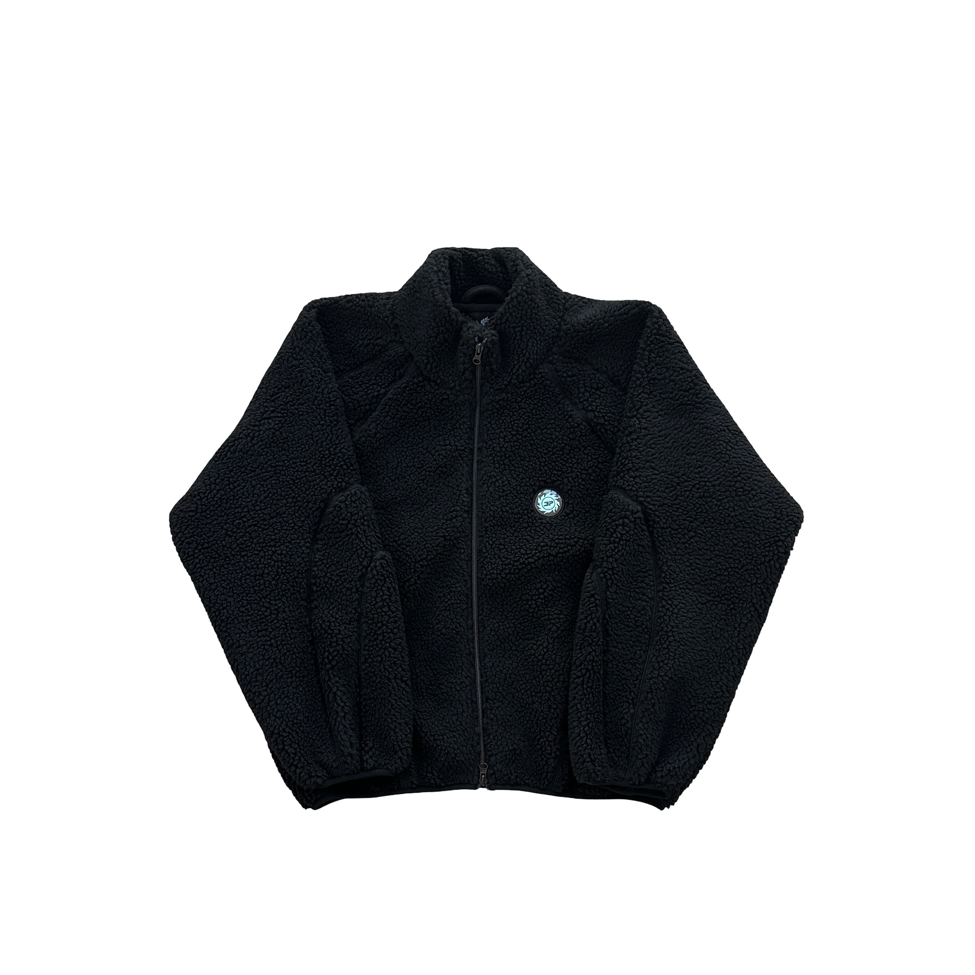 Broken Planet Sherpa Zip Hoodie Black