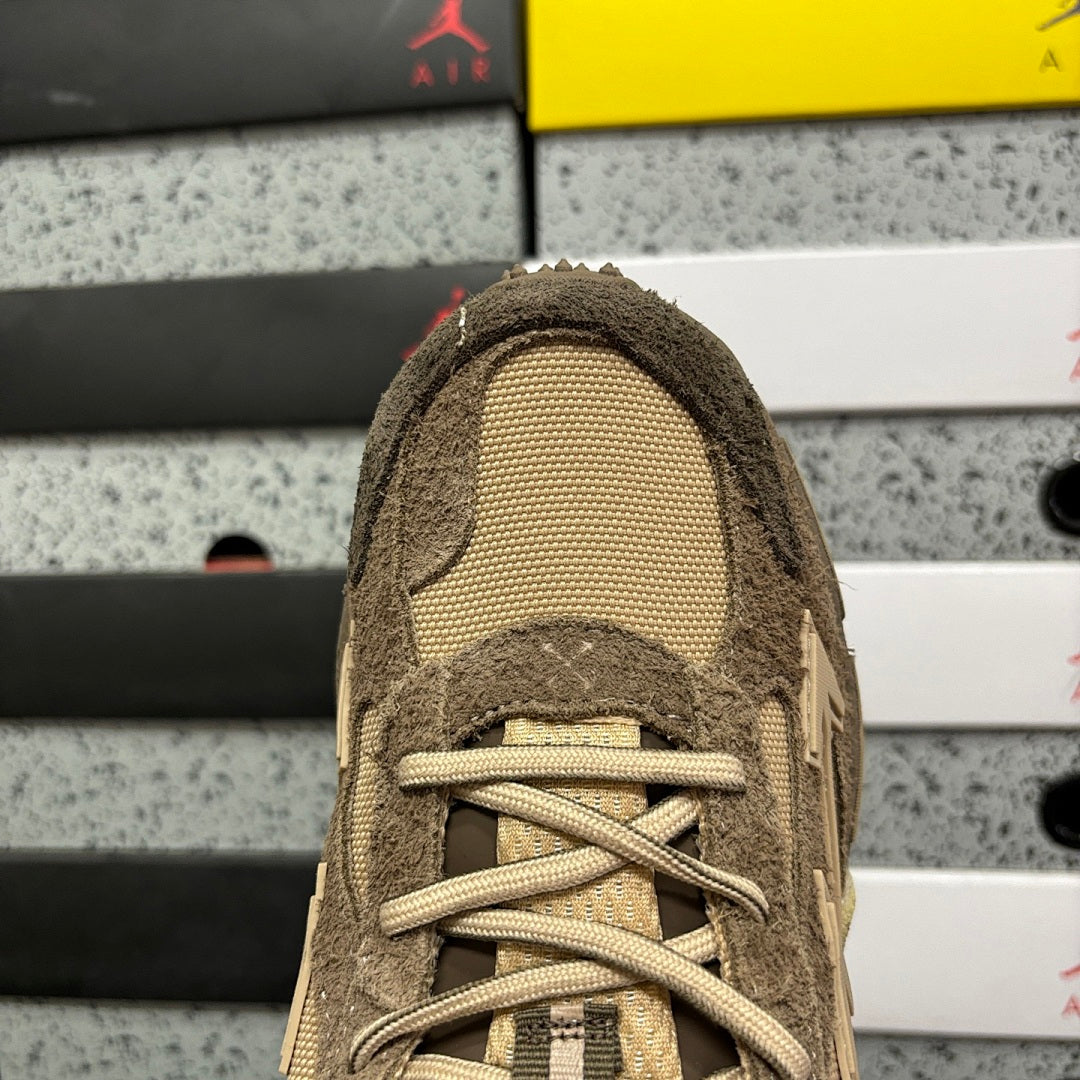 Off-White Be Right Back Brown Yellow Mesh