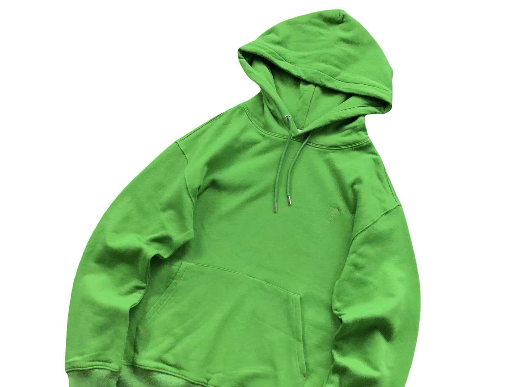 AMI Paris Classic Heart Hoodie Green