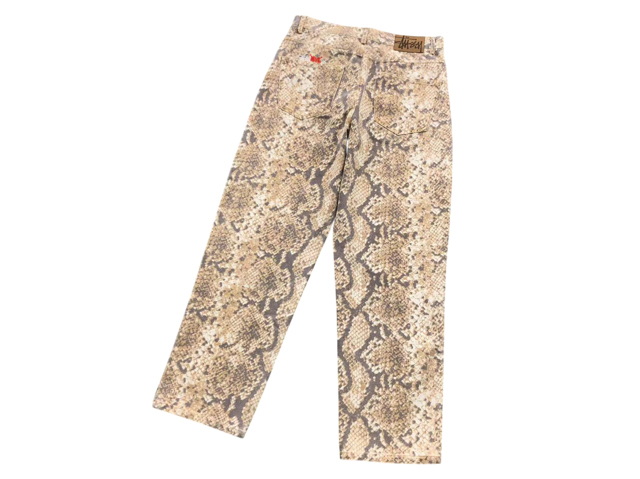 Stussy Python Jeans Cream