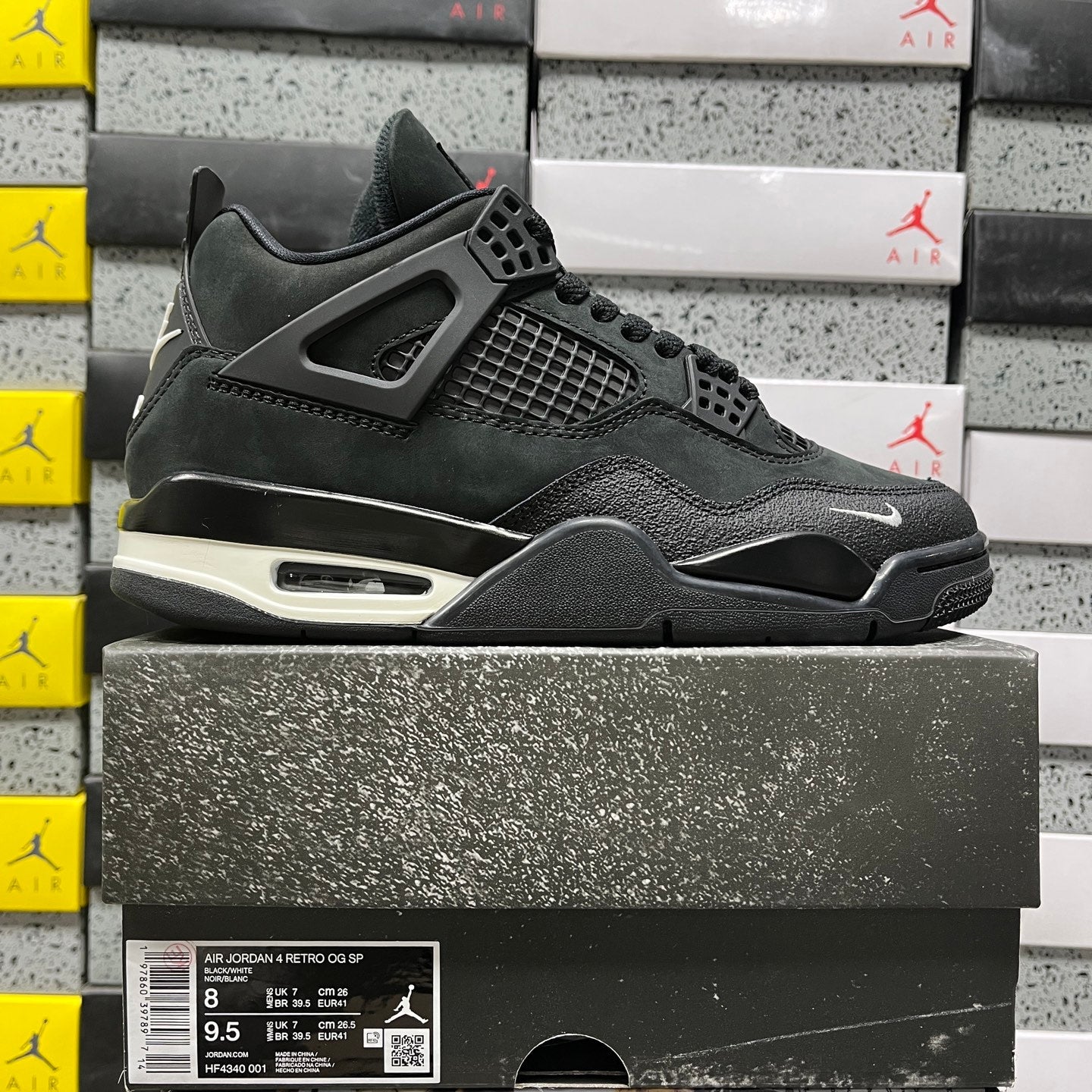 Jordan 4 Retro OG SP Nigel Sylvester Black Brick By Brick