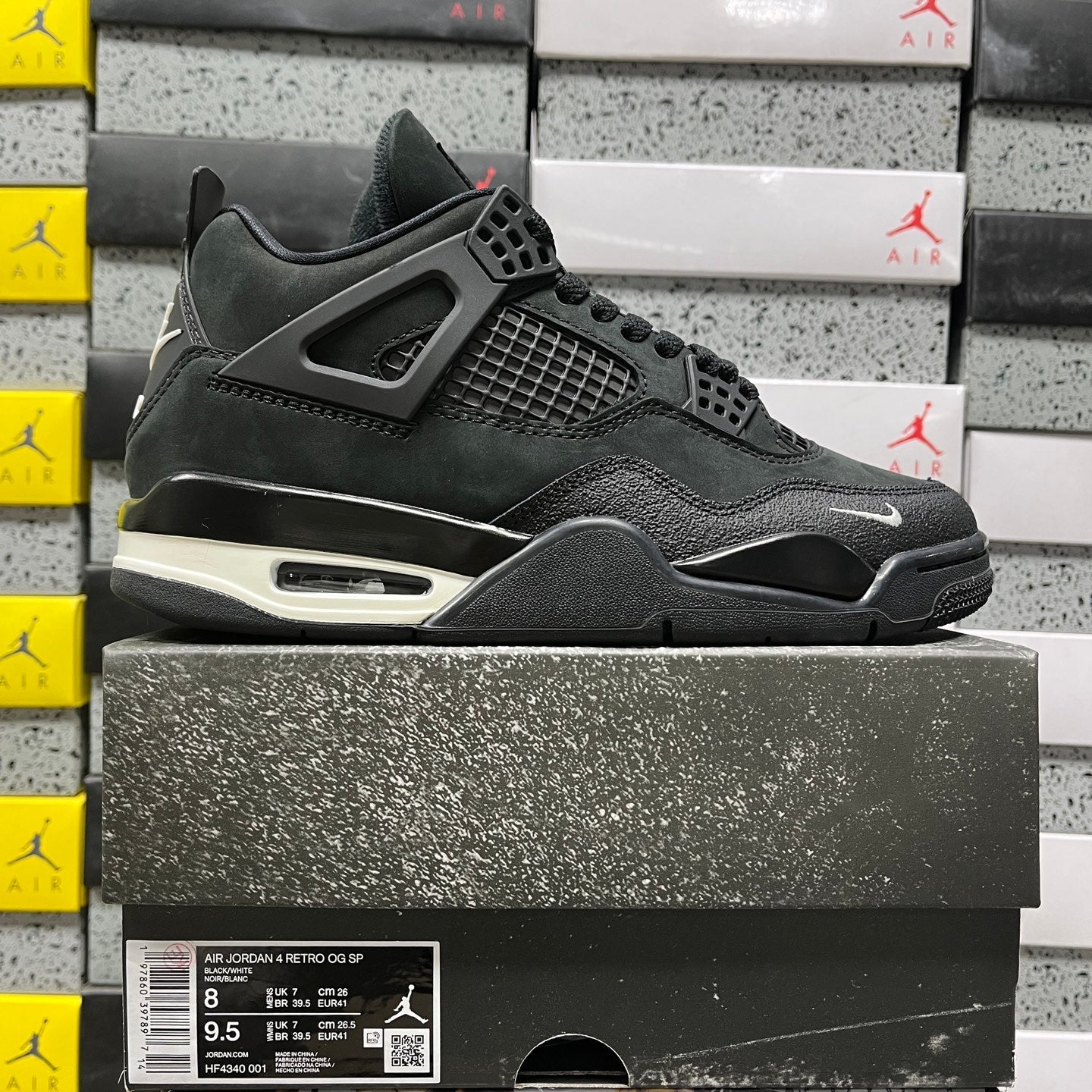 Jordan 4 Retro OG SP Nigel Sylvester Black Brick By Brick