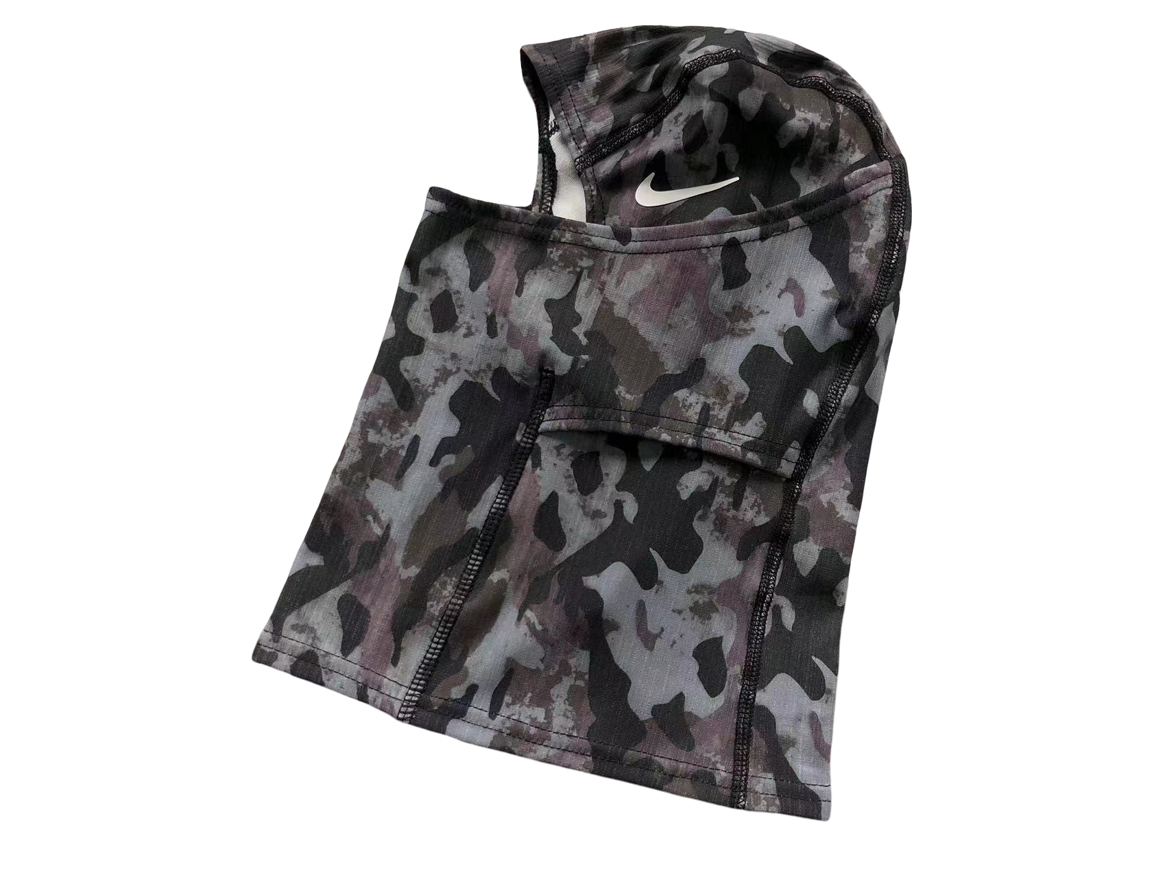 Nike Pro Hyperwarm Balaclava Camo Grey
