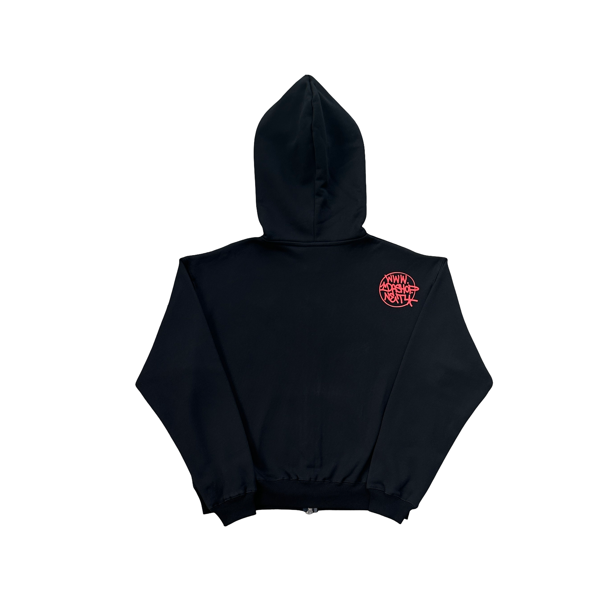 IDA UK Zip Hoodie Black
