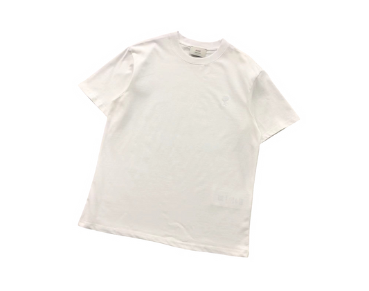AMI Paris White Heart Tee White