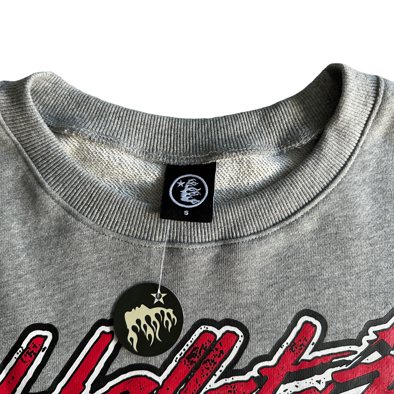 Hellstar Heaven Sounds Like Crewneck Grey