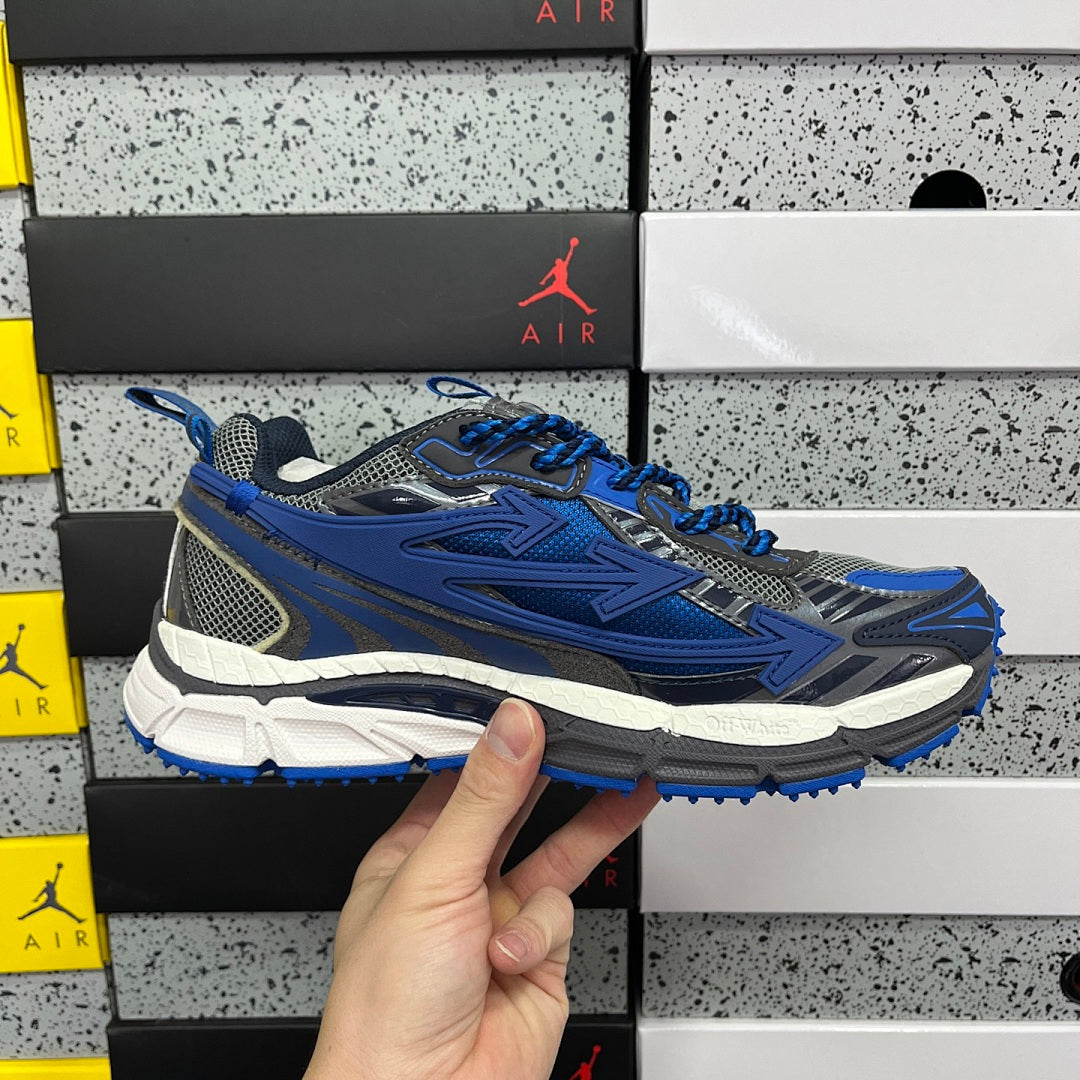 Off-White Be Right Back Navy Metallic Grey