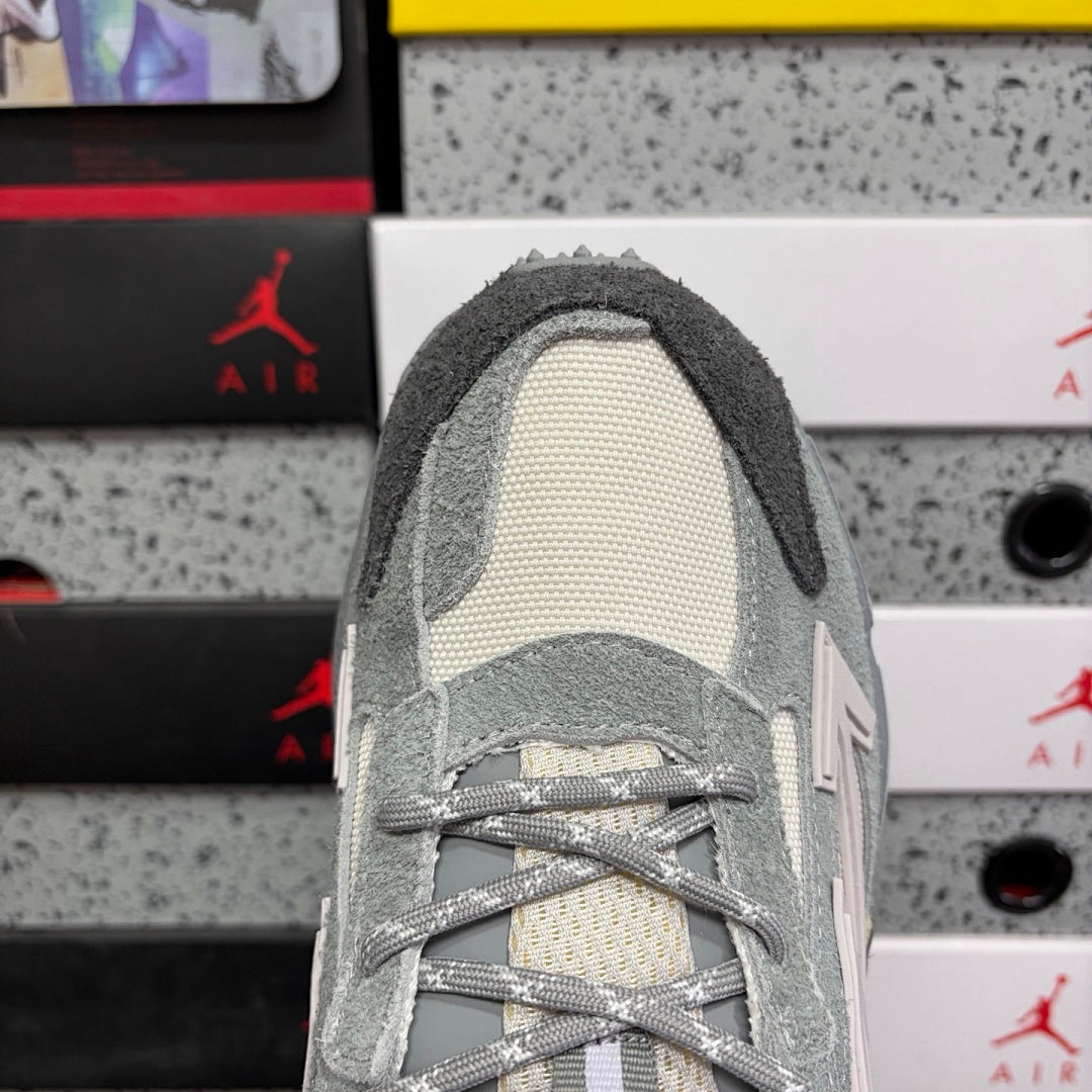 Off-White Be Right Back Grey Pink Suede