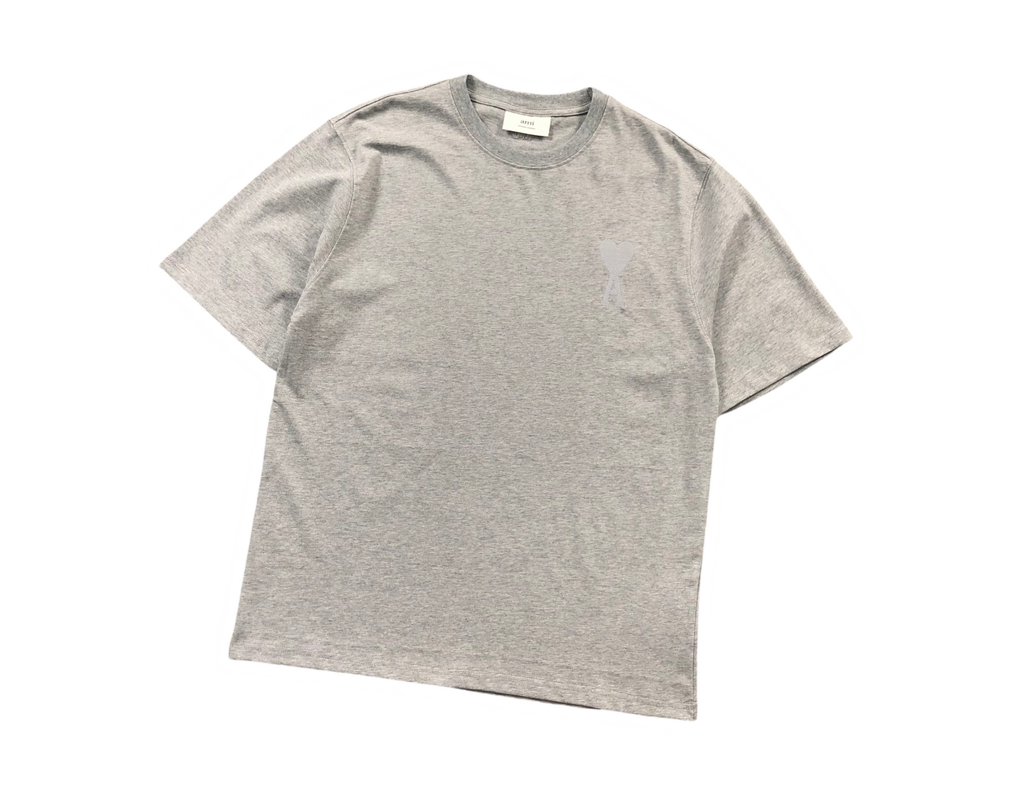 AMI Paris Pastel Fade Tee Grey