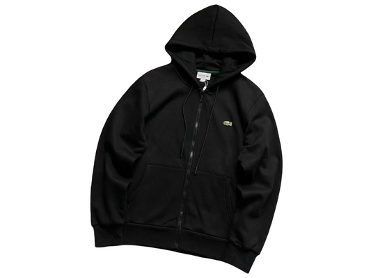 Lacoste Classic Zip Hoodie Black