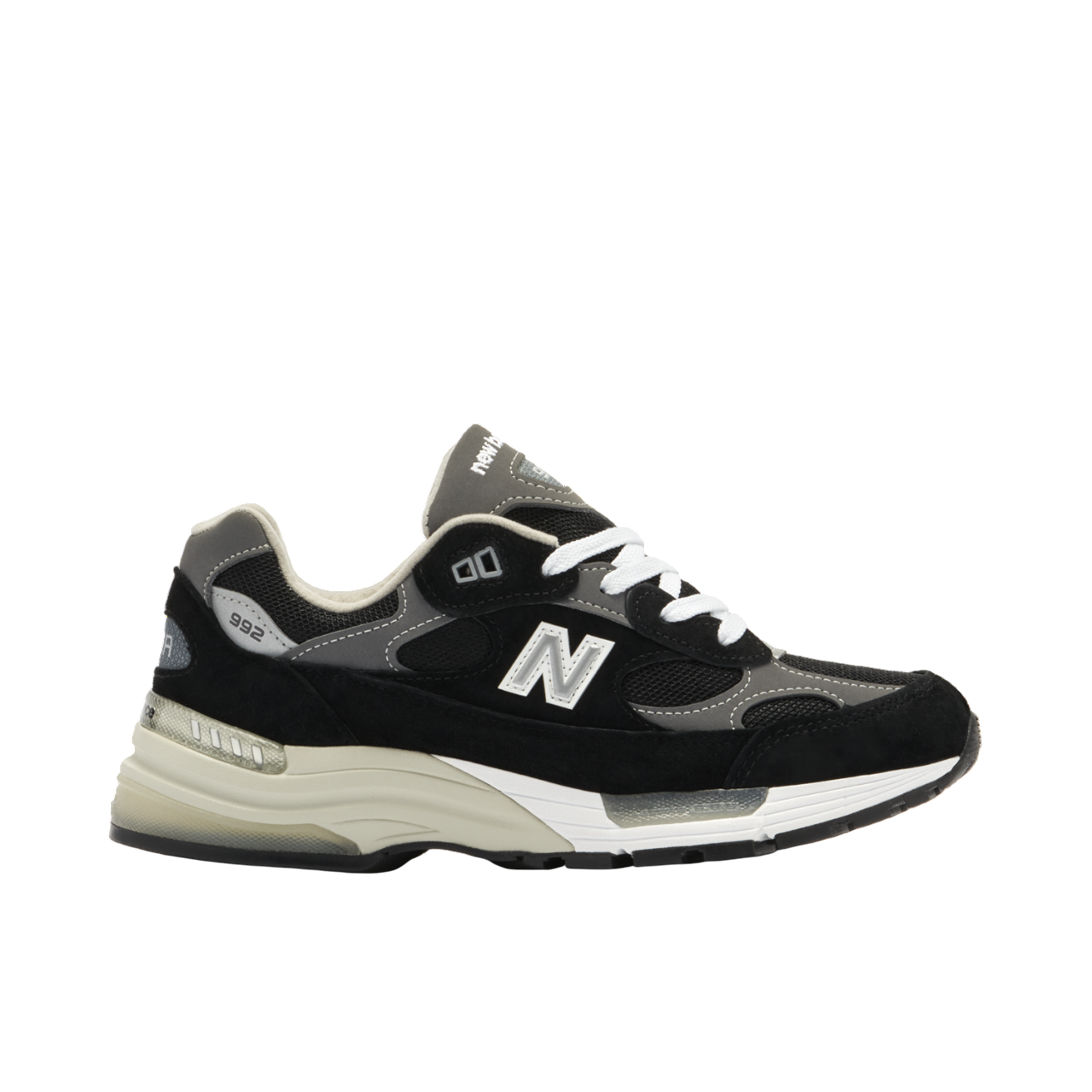 New Balance 992 Black Grey White