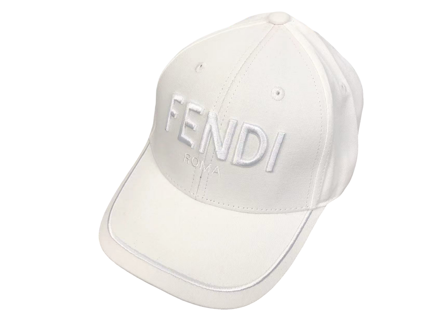Fendi Roma Cap White
