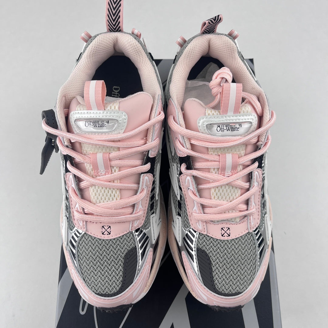Off-White Be Right Back White Pink Grey