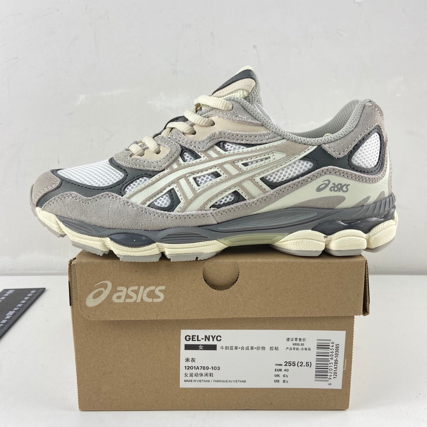 ASICS Gel-NYC Cream Oyster Grey