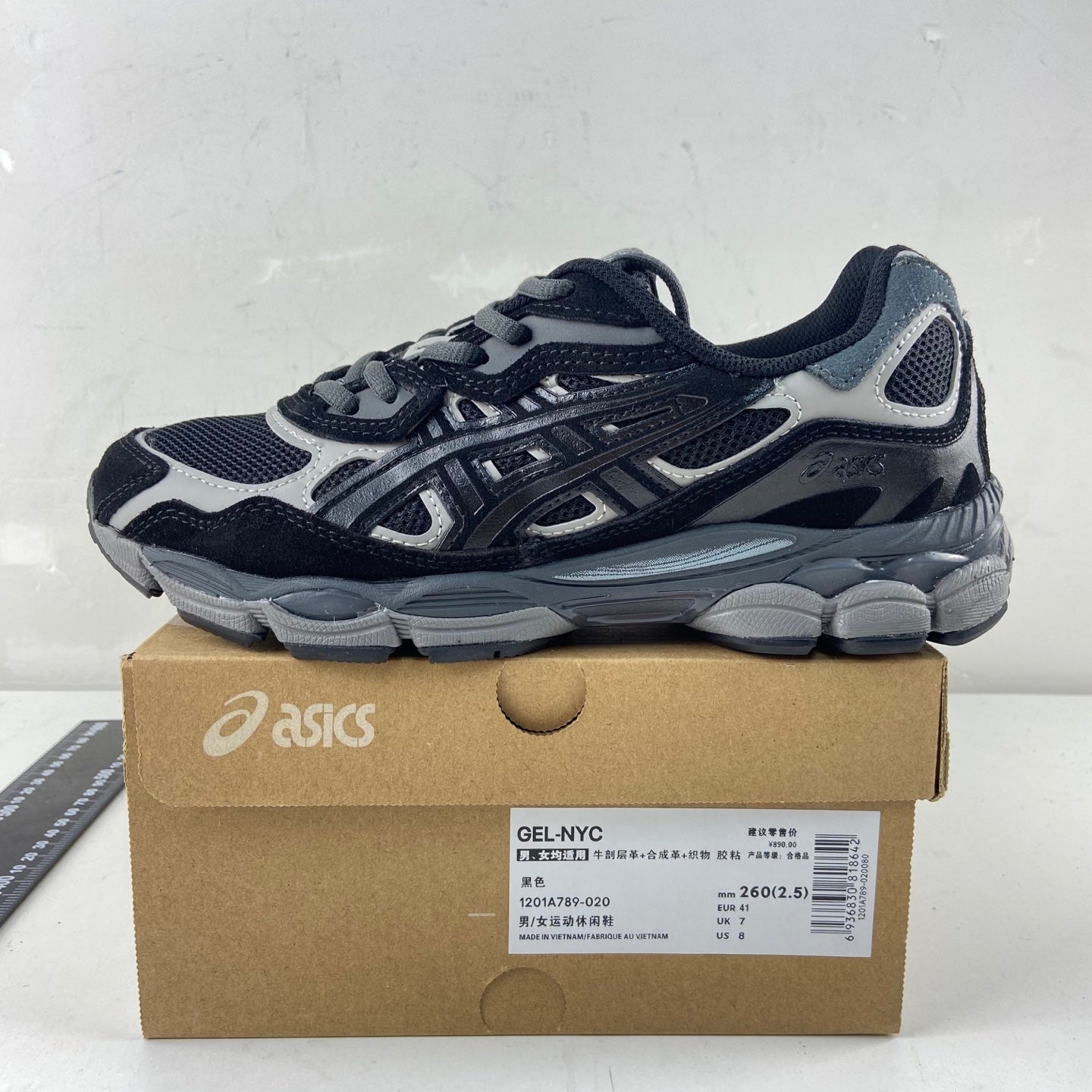 ASICS Gel-NYC Graphite Grey Black