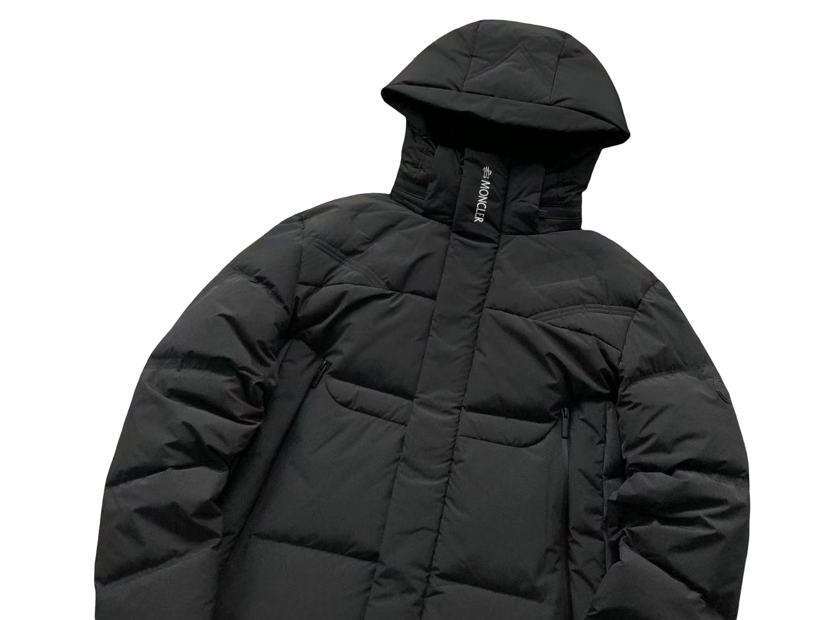 Moncler Technical Down Jacket Black