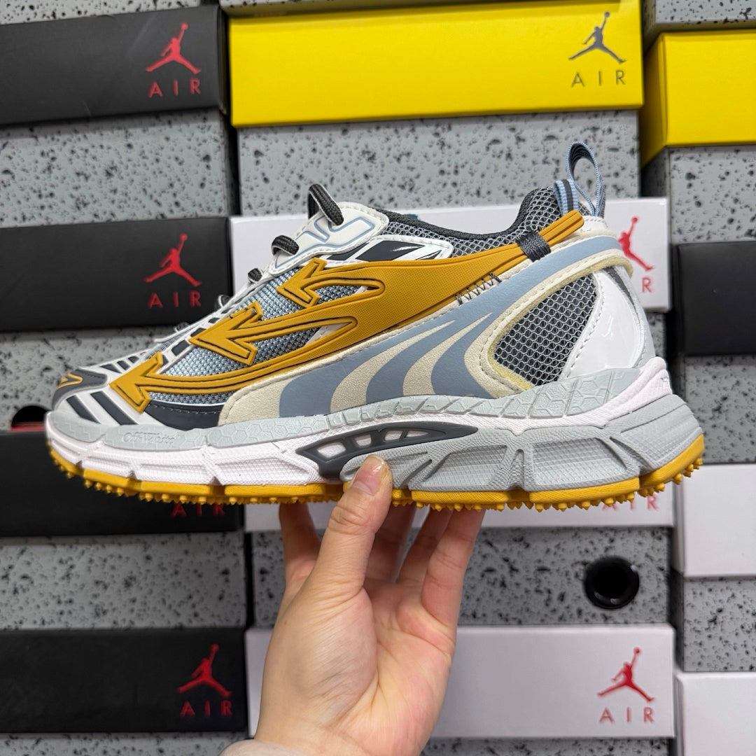 Off-White Be Right Back Grey White Yellow