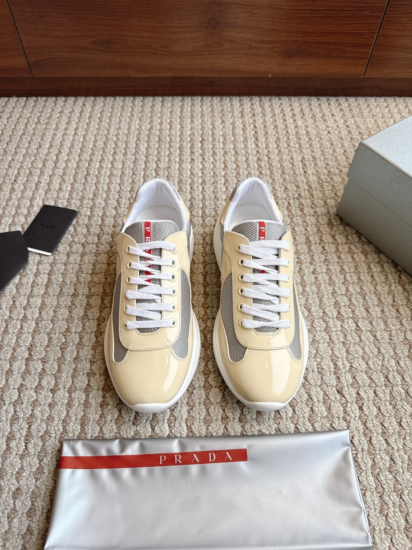 Prada America's Cup Cream Grey
