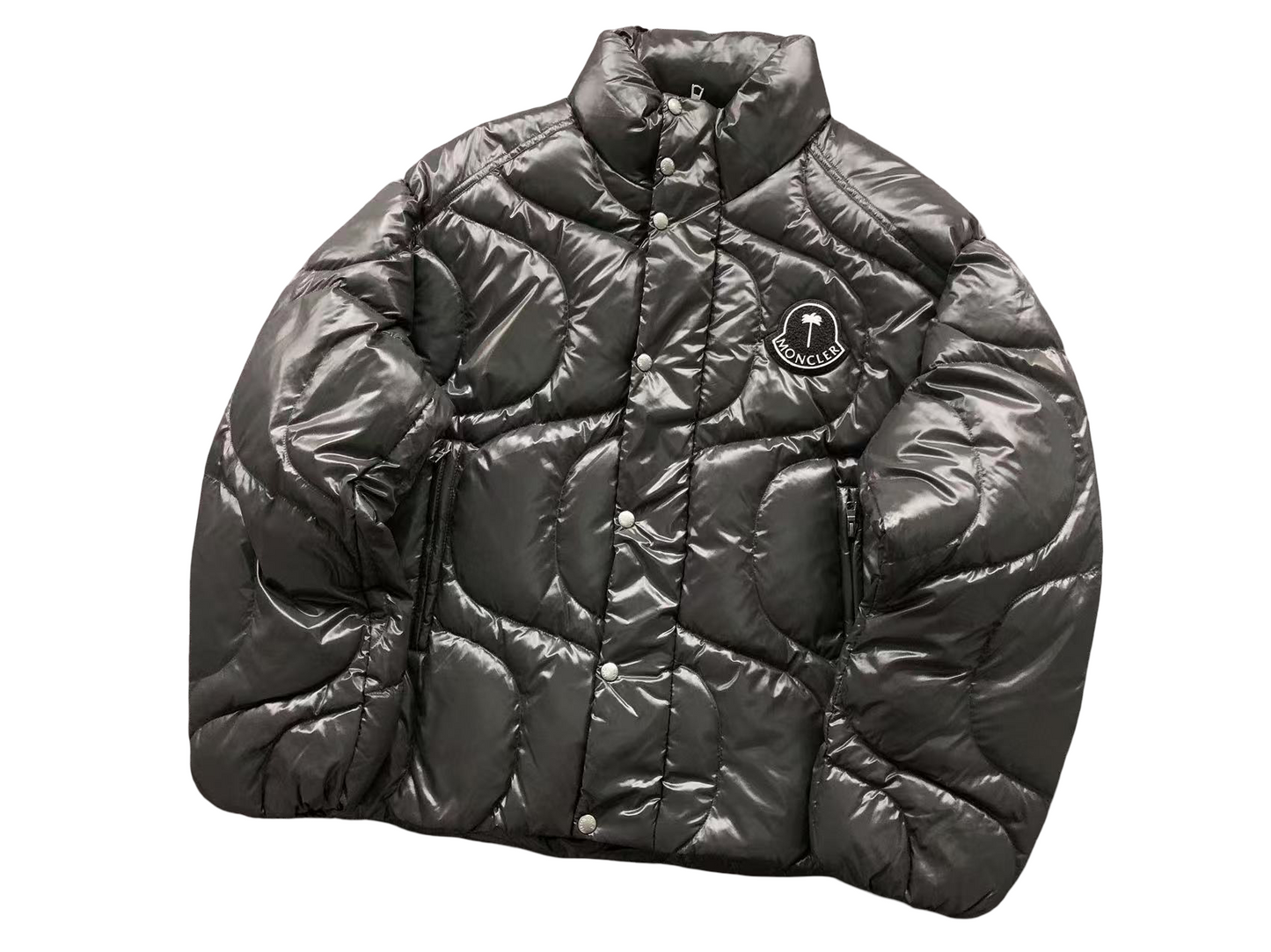 Moncler x Palm Angels Haunani Down Jacket Grey