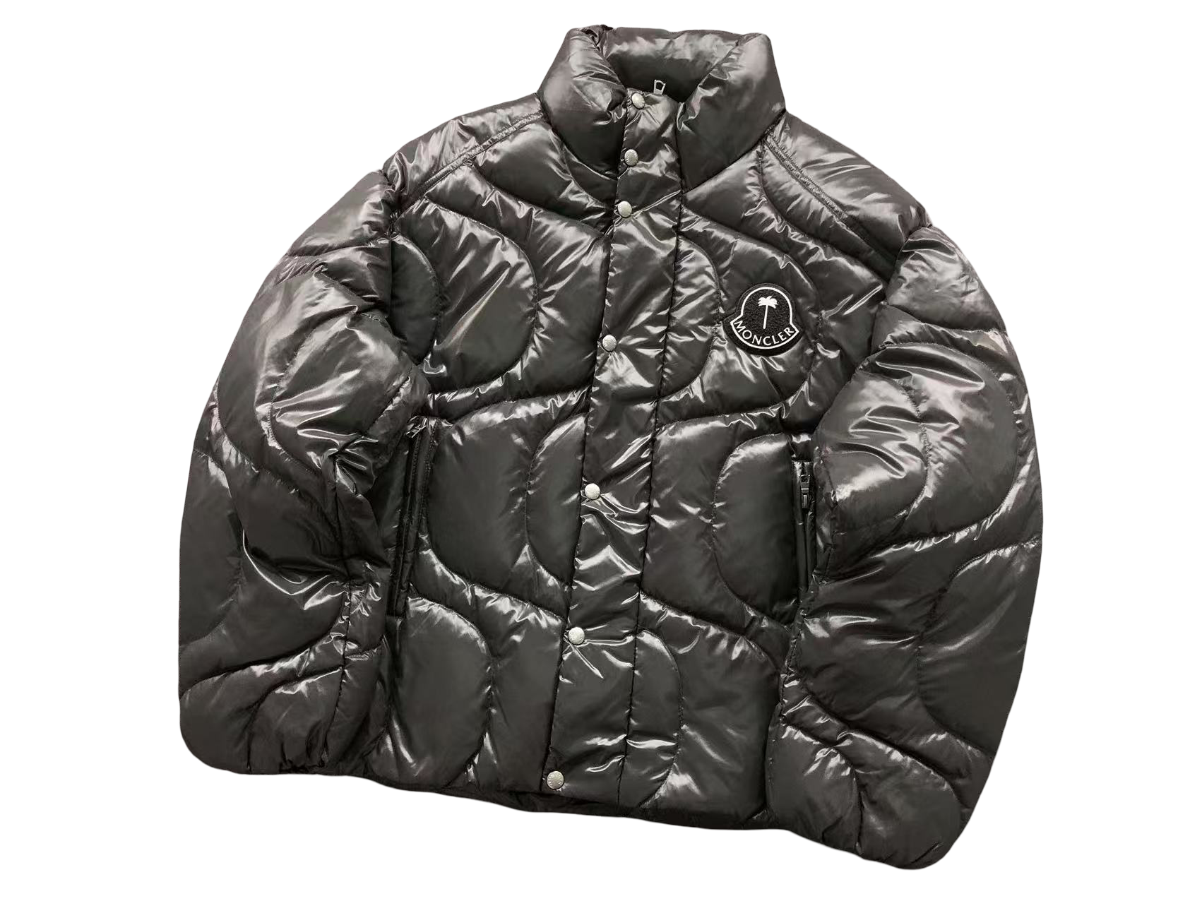 Moncler x Palm Angels Haunani Down Jacket Grey