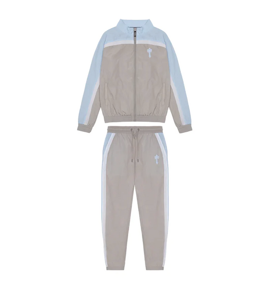 Trapstar Irongate T Shell Suit Grey/White/Cashmere Blue