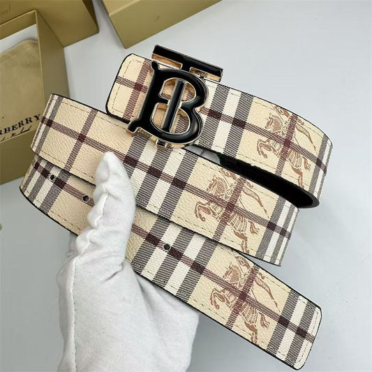 Burberry Vintage TB Belt Black/Gold