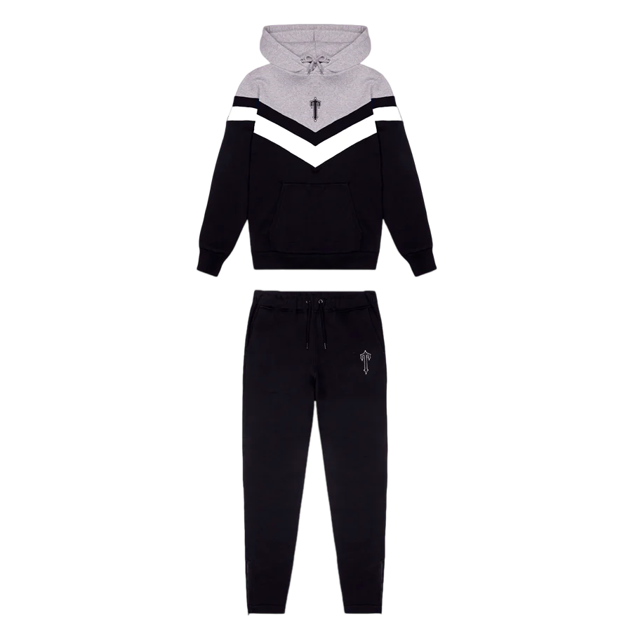 Trapstar V Stripe Tracksuit Black/White