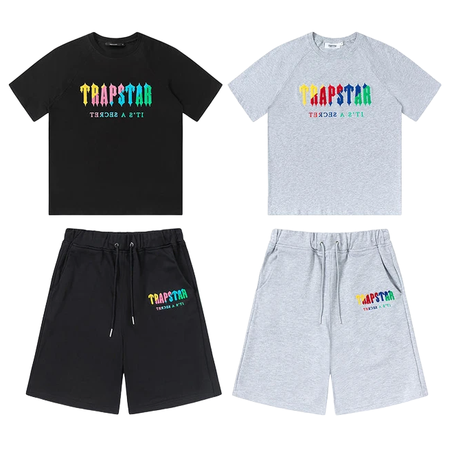 Trapstar Chenille Decoded Short Set Candy Flavours