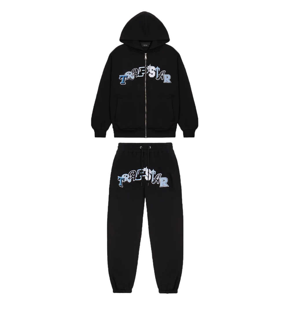Trapstar Wildcard Tracksuit Black/Blue