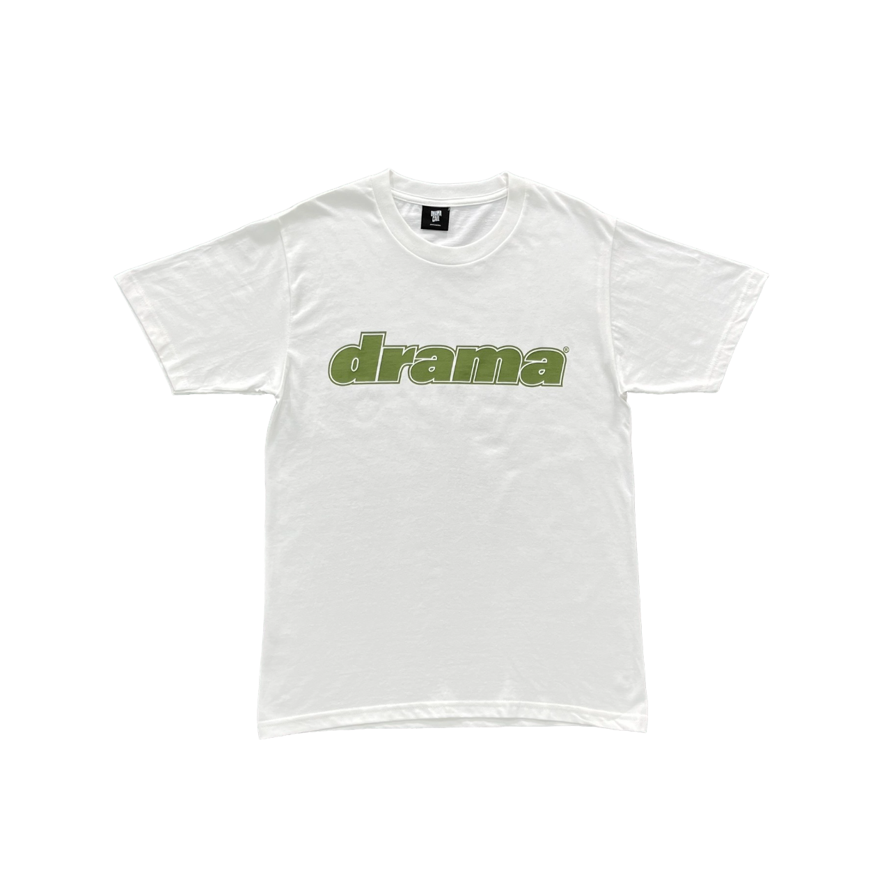 Drama Call Classic Tee White/Grass Green