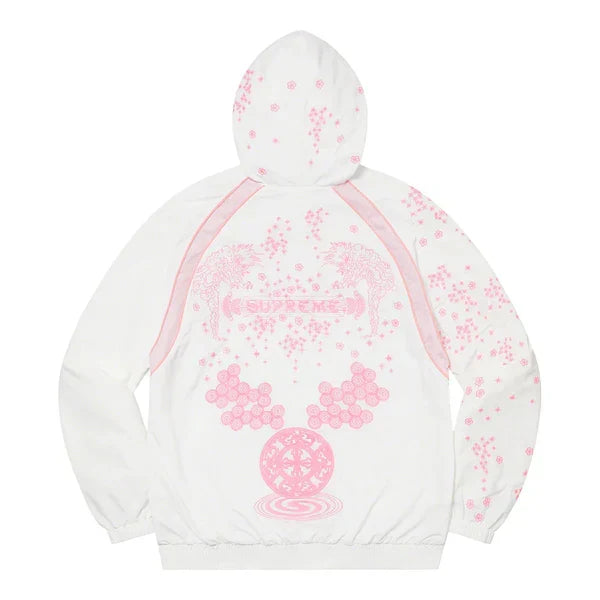 Supreme AOI Glow-In-The-Dark Shell Suit Jacket White