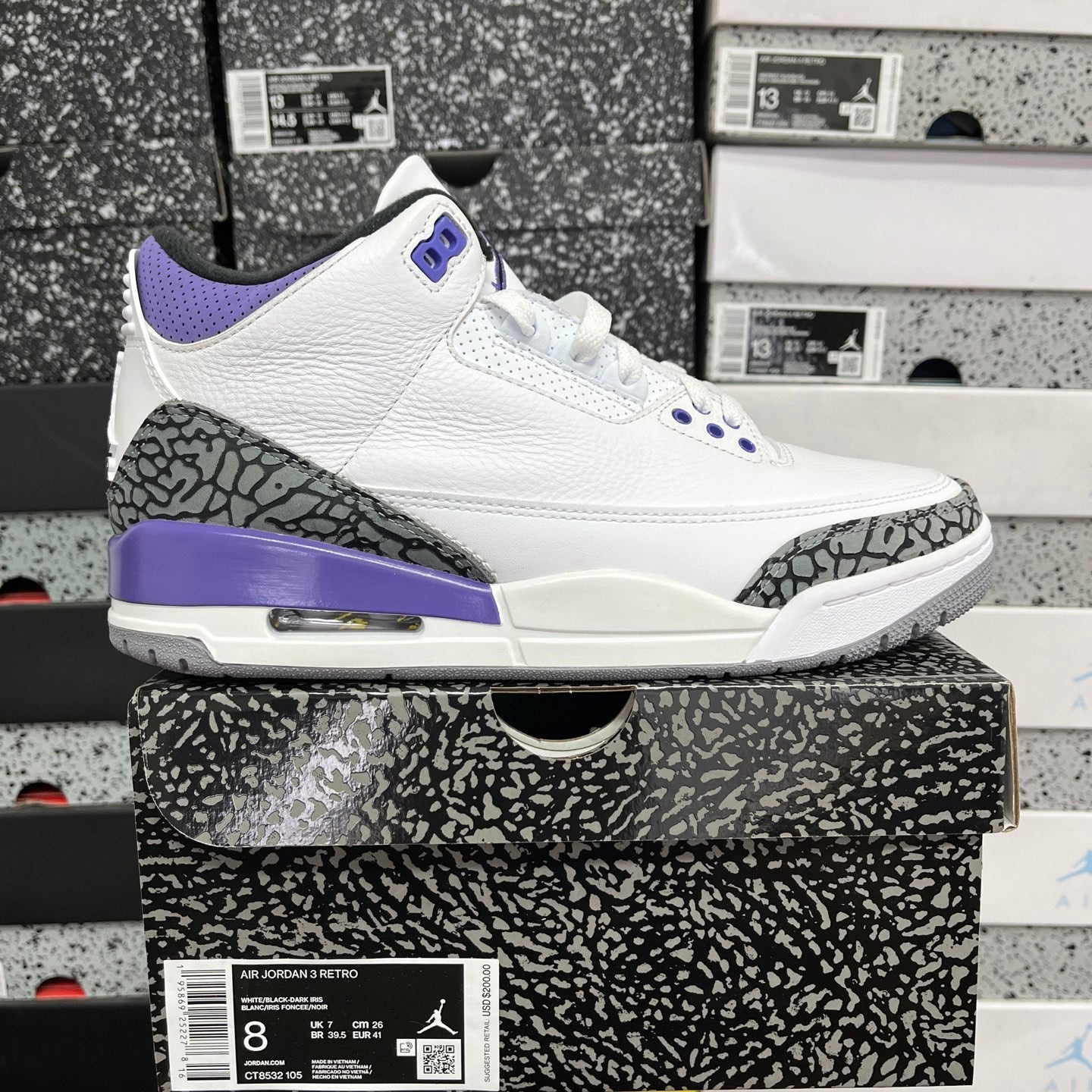 Jordan 3 Retro Dark Iris