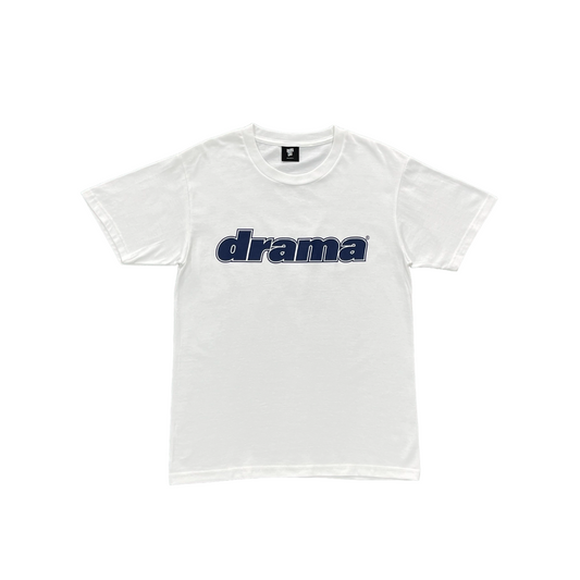 Drama Call Classic Tee White/Blue