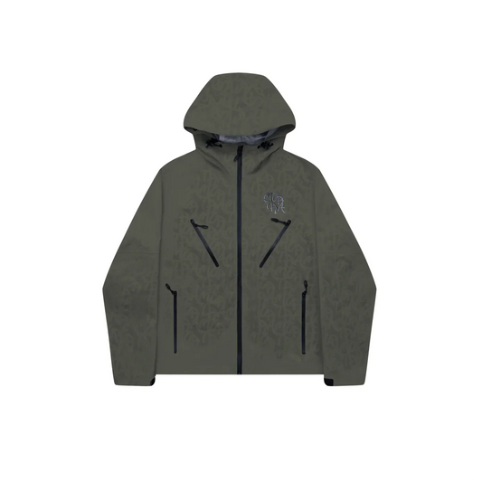 MERTRA Monogram Shell Jacket - (GREEN)